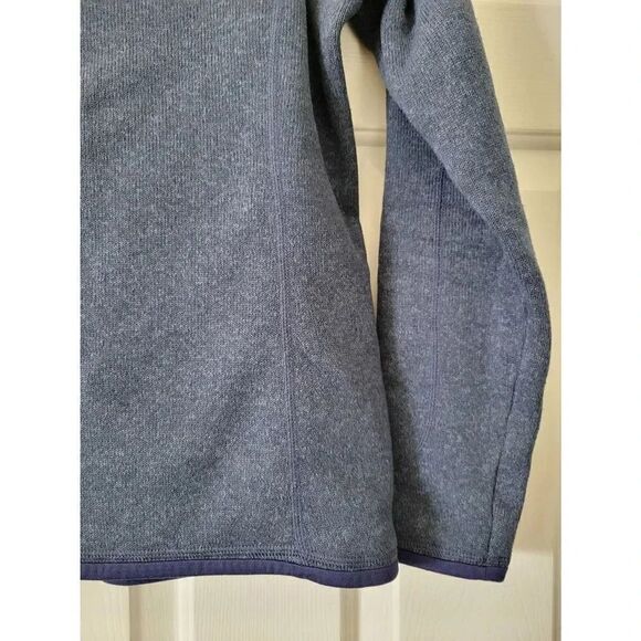 Patagonia Women Better Sweater Fleece Lined Navy pullover in Sz M 1/4 Zip - Picture 8 of 10